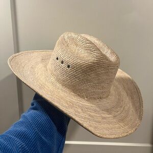 Tan Straw Western Hat